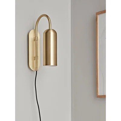 Cox and Cox Brass Deco Wall Light