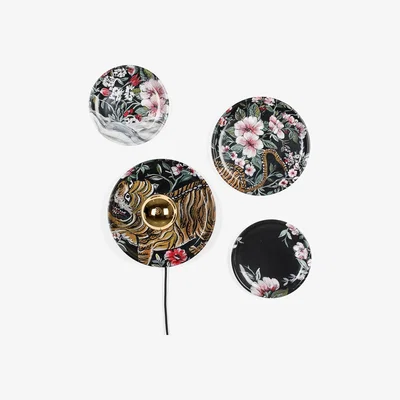 Cuckooland Bold Monkey No Food Here Wall Light - Tiger