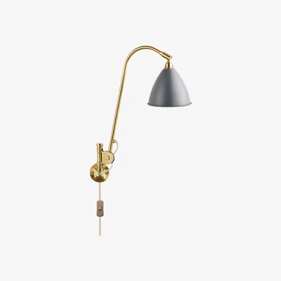 The Conran Shop Bestlite BL6 Wall Light Grey & Brass