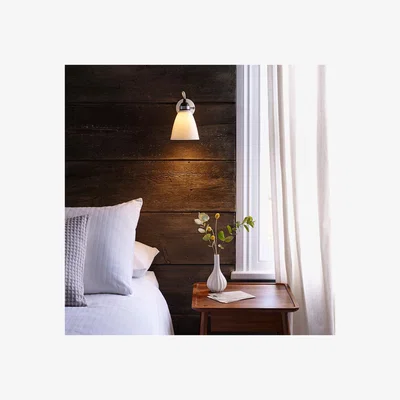 The Conran Shop Hector Dome Wall Light Natural Medium