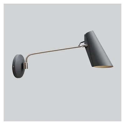 The Conran Shop Birdy Wall Lamp Long Arm Grey