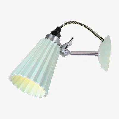 The Conran Shop Hector Pleat Wall Light Light Green Medium