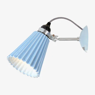 The Conran Shop Hector Pleat Wall Light Light Blue Medium