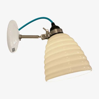 The Conran Shop Hector Bibendum Wall Light White & Turquoise