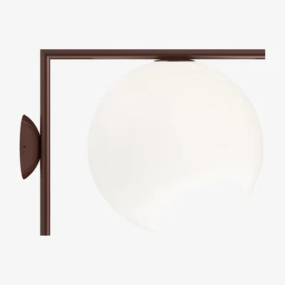 The Conran Shop IC W2 Outdoor Wall & Ceiling Light in Brushed Brass