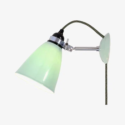 The Conran Shop Hector Dome Wall Light Light Green Medium