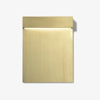 The Conran Shop Real Matter Outdoor Wall Light in Brushed Gold