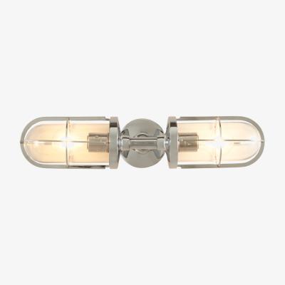 The Conran Shop Weatherproof Ship's Double Wall Light Chrome & Clear Glass