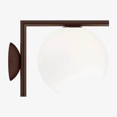 The Conran Shop IC W1 Outdoor Wall & Ceiling Light in Brushed Brass