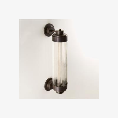 The Conran Shop Pillar Offset Wall Light Weathered Brass