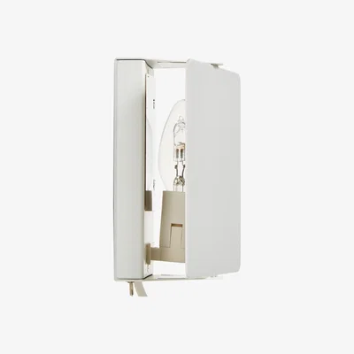 The Conran Shop Applique à Volet Pivotant Wall Light in Natural Anodised Aluminium