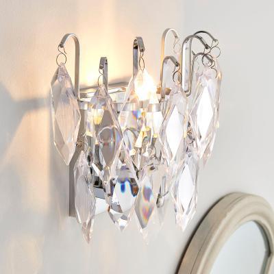 Dunelm Parla Jewel Wall Light Chrome