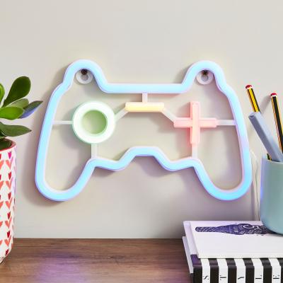 Dunelm Game Controller Neon Sign MultiColoured