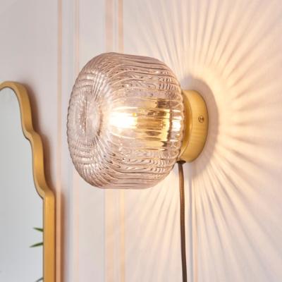 Dunelm Riley Ribbed Wall Light