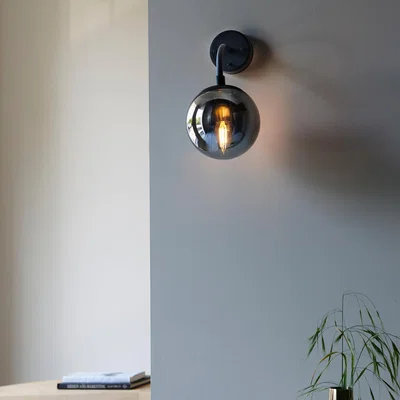 Dunelm Vogue Newton Wall Light Matt Black