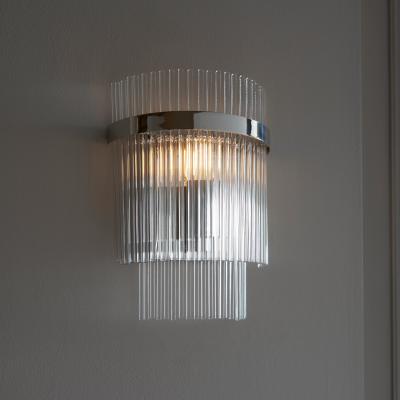 Dunelm Vogue Langdon Wall Light Nickel