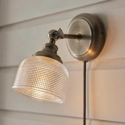 Dunelm Amesbury Industrial Adjustable Plug In Wall Light