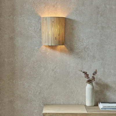 Dunelm Vogue Marson Wall Light Natural