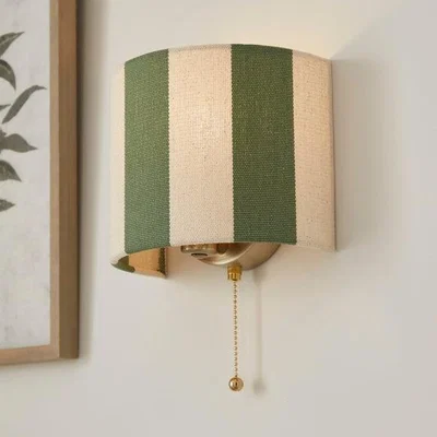 Dunelm Beatrice Striped Wall Light