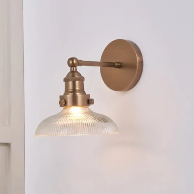 Dunelm Pacific Lifestyle Bowery Ribbed Wall Light