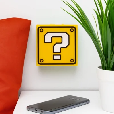 Dunelm Nintendo Super Mario Question Block Night Light