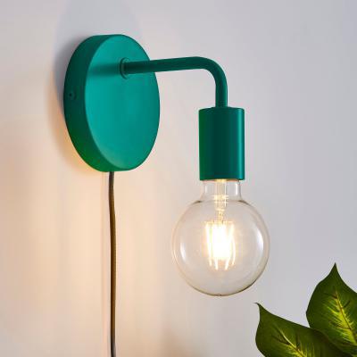Dunelm Elements Koppla Plug-In Wall Light Black