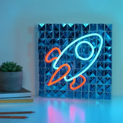 Dunelm The Feel Good Club Signography Rocket Neon Sign