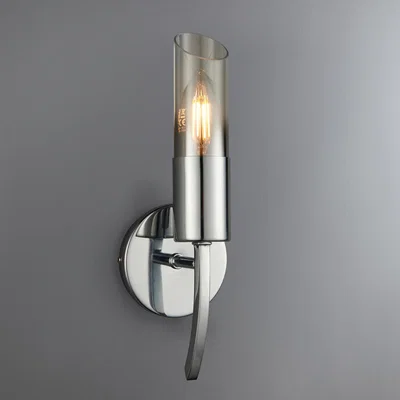 Dunelm Corvus Chrome Wall Light Chrome