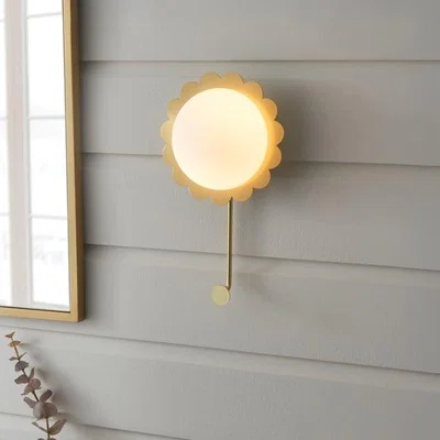Dunelm Scallop Bathroom Hook Wall Light