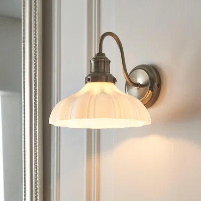 Dunelm Ashwell Traditional Bathroom Wall Light White