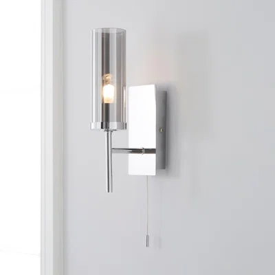 Dunelm Hotel Chelsea Bathroom Wall Light Chrome