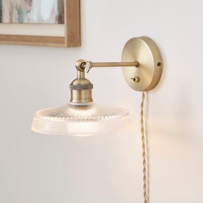 Dunelm Churchgate Shilton Adjustable Plug In Wall Light