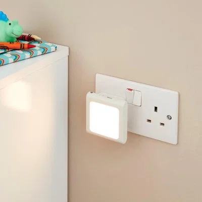 Dunelm Square Plug In Wall Night Light