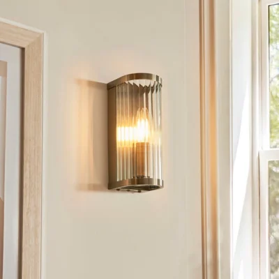 Dunelm Vogue Hadley Ribbed Wall Light