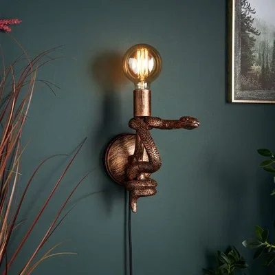 Dunelm Snake Wall Light