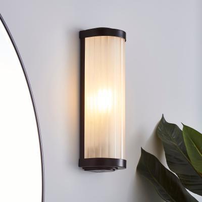 Dunelm Ripon Bathroom Wall Light Matt Black Matt Black