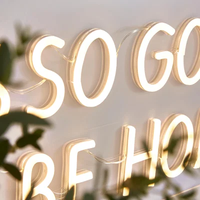 Dunelm It's Good to be Home Neon Sign Clear