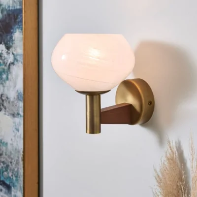 Dunelm Hartford Alabaster Wall Light