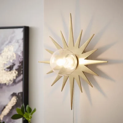 Dunelm Celestial Star Plug In Wall Light