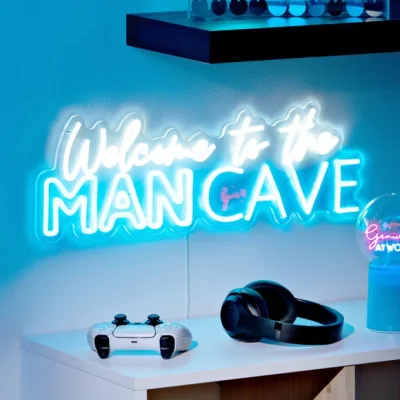 Dunelm The Feel Good Club Signography Man Cave Neon Sign
