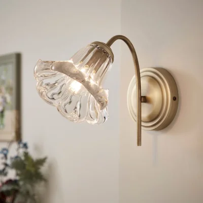 Dunelm Sophia Floral Wall Light