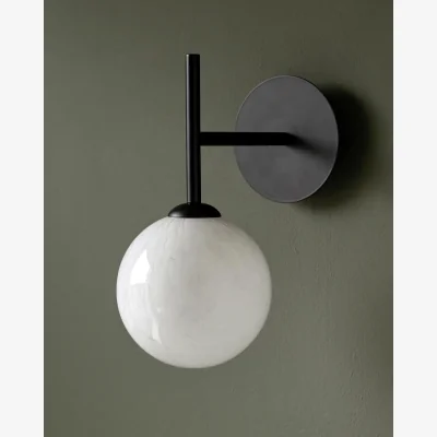 Danetti Riley marble look glass wall light