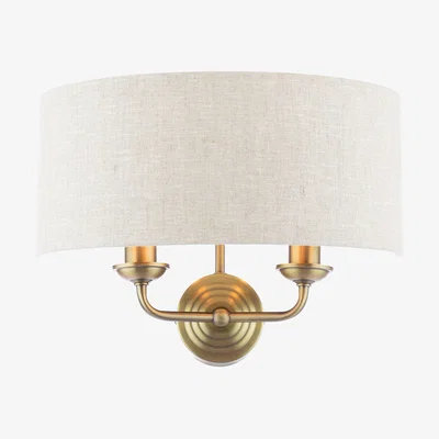 Furniture Village Laura Ashley - Sorrento 2 Light Wall Light - Home Accessories