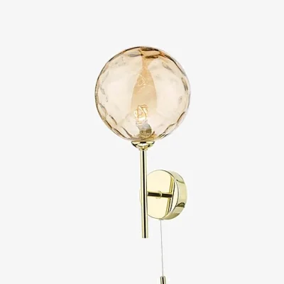 Furniture Village Gold Dimple Wall Light