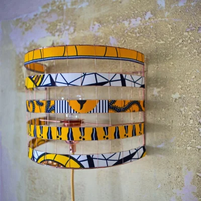 Graham & Green Zuri Yellow Wall Light