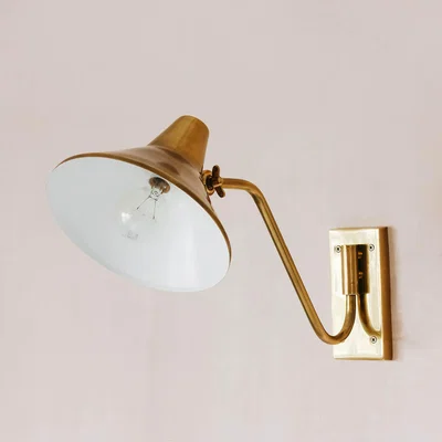 Graham & Green Winston Brass Wall Light