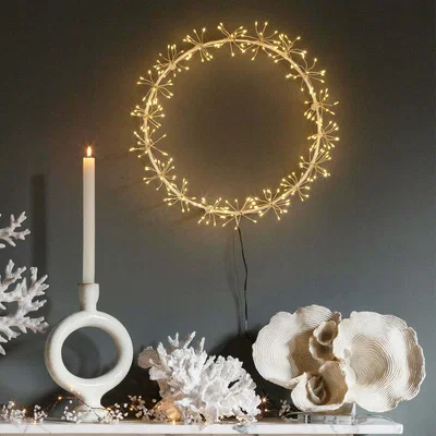 Graham & Green Light Up Starburst Wreath