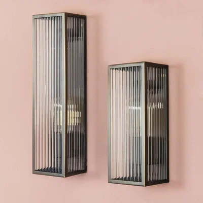 Graham & Green Small Rubbed Bronze Wall Light
