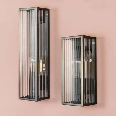 Graham & Green Large Rubbed Bronze Wall Light