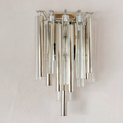 Graham & Green Tubular Chrome Wall Light